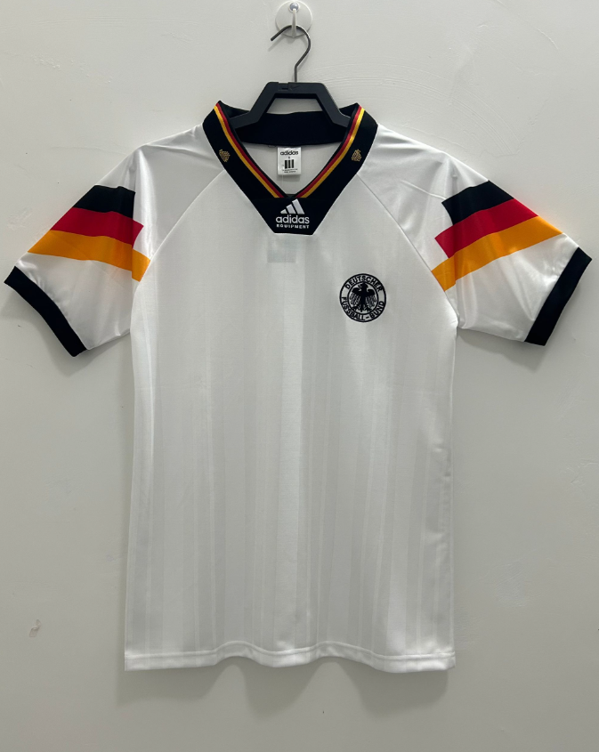 1992 Germany Home soccer jersey-Retro version: Ajax 24-25 Home Stadium Jersey - Fans Version : Adidas luxuryfootballshirts.com: https://www.luxuryfootballshirts.com/