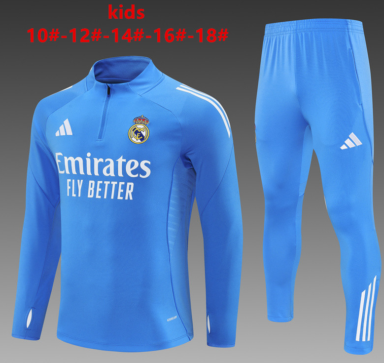 25-26 Real Madrid kids long-sleeved half-pull training suit kit: Ajax 24-25 Home Stadium Jersey - Fans Version : Adidas luxuryfootballshirts.com: https://www.luxuryfootballshirts.com/