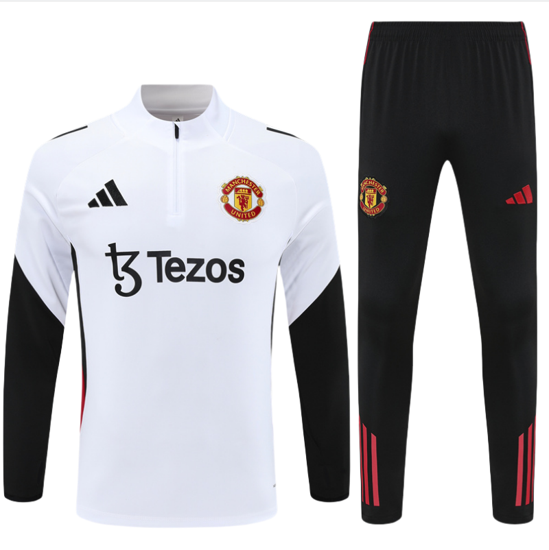 25-26 Manchester United adult long-sleeved half-pull training suit kit: Ajax 24-25 Home Stadium Jersey - Fans Version : Adidas luxuryfootballshirts.com: https://www.luxuryfootballshirts.com/