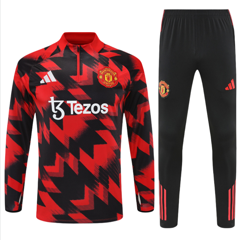 25-26 Manchester United adult long-sleeved half-pull training suit kit: Ajax 24-25 Home Stadium Jersey - Fans Version : Adidas luxuryfootballshirts.com: https://www.luxuryfootballshirts.com/