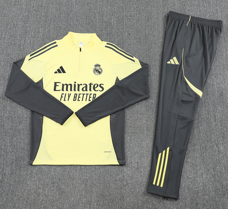25-26 Real Madrid adult long-sleeved half-pull training suit kit: Ajax 24-25 Home Stadium Jersey - Fans Version : Adidas luxuryfootballshirts.com: https://www.luxuryfootballshirts.com/
