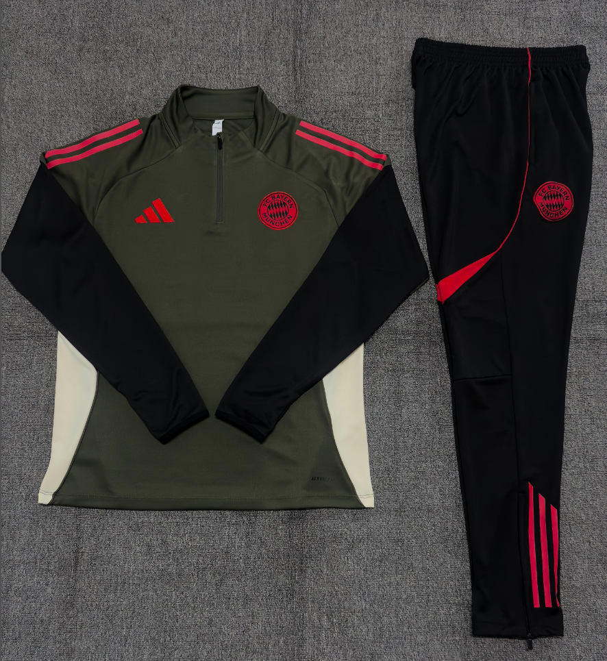 25-26 Bayern Munich kids long-sleeved half-pull training suit kit: Ajax 24-25 Home Stadium Jersey - Fans Version : Adidas luxuryfootballshirts.com: https://www.luxuryfootballshirts.com/