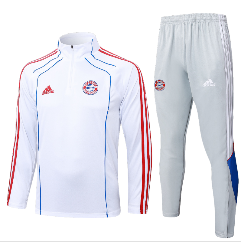 25-26 Bayern Munich adult long-sleeved half-pull training suit kit: Ajax 24-25 Home Stadium Jersey - Fans Version : Adidas luxuryfootballshirts.com: https://www.luxuryfootballshirts.com/