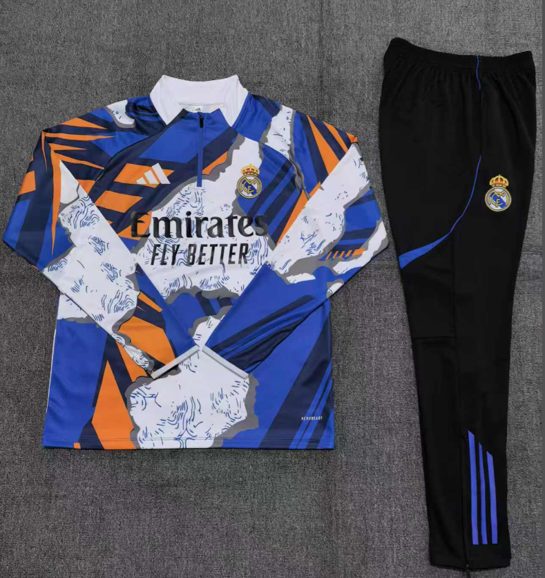 25-26 Real Madrid kids long-sleeved half-pull training suit kit: Ajax 24-25 Home Stadium Jersey - Fans Version : Adidas luxuryfootballshirts.com: https://www.luxuryfootballshirts.com/
