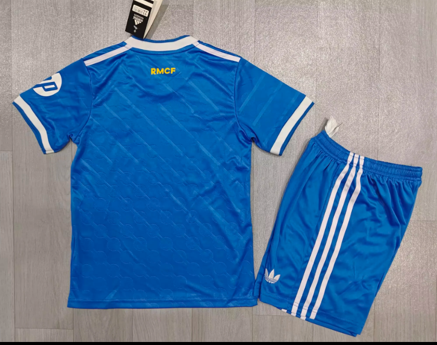 25-26 kids kit Real Madrid Second away soccer jersey-Fans Version: Ajax 24-25 Home Stadium Jersey - Fans Version : Adidas luxuryfootballshirts.com: https://www.luxuryfootballshirts.com/