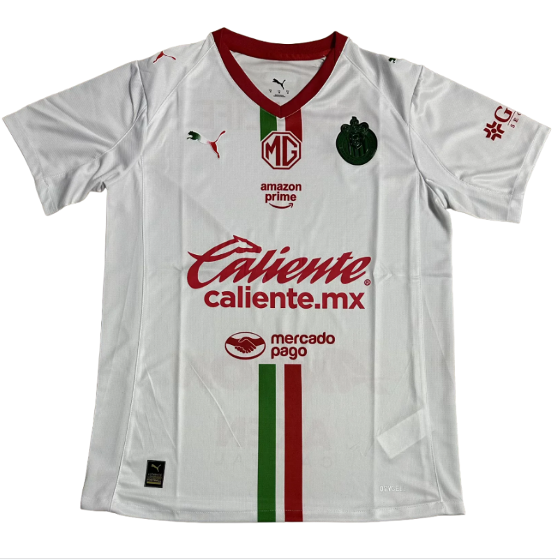 25-26 Chivas Away soccer jersey-Fans Version: Ajax 24-25 Home Stadium Jersey - Fans Version : Adidas luxuryfootballshirts.com: https://www.luxuryfootballshirts.com/