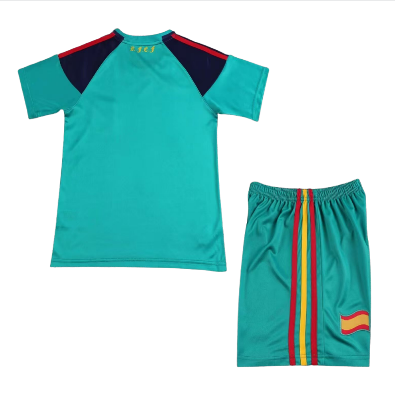 12 kids kit Spain goalkeeper soccer jersey-Retro version: Ajax 24-25 Home Stadium Jersey - Fans Version : Adidas luxuryfootballshirts.com: https://www.luxuryfootballshirts.com/