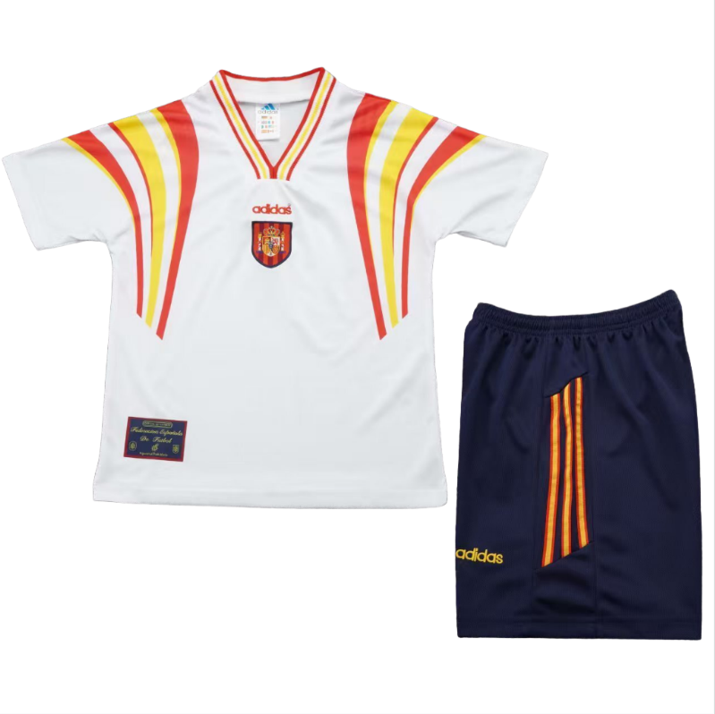 96 kids kit Spain second away soccer jersey-Retro version: Ajax 24-25 Home Stadium Jersey - Fans Version : Adidas luxuryfootballshirts.com: https://www.luxuryfootballshirts.com/