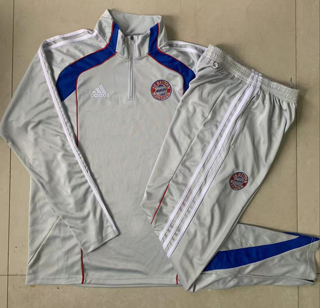 25-26 Bayern Munich kids long-sleeved half-pull training suit kit: Ajax 24-25 Home Stadium Jersey - Fans Version : Adidas luxuryfootballshirts.com: https://www.luxuryfootballshirts.com/