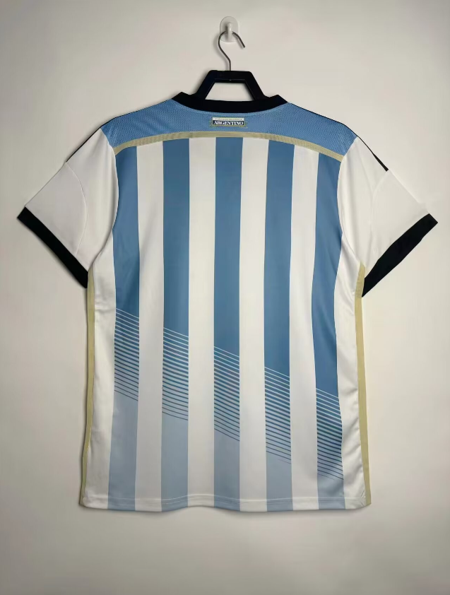 2014 Argentina Home soccer jersey-Retro version: Ajax 24-25 Home Stadium Jersey - Fans Version : Adidas luxuryfootballshirts.com: https://www.luxuryfootballshirts.com/