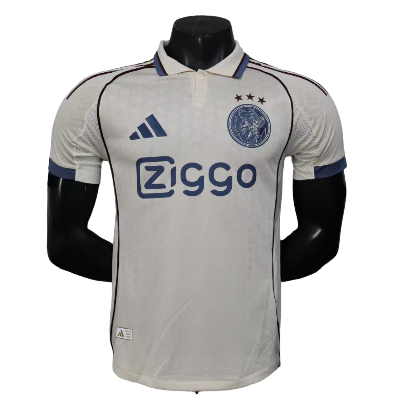 25-26 Ajax Second away soccer jersey-Player Version: Ajax 24-25 Home Stadium Jersey - Fans Version : Adidas luxuryfootballshirts.com: https://www.luxuryfootballshirts.com/