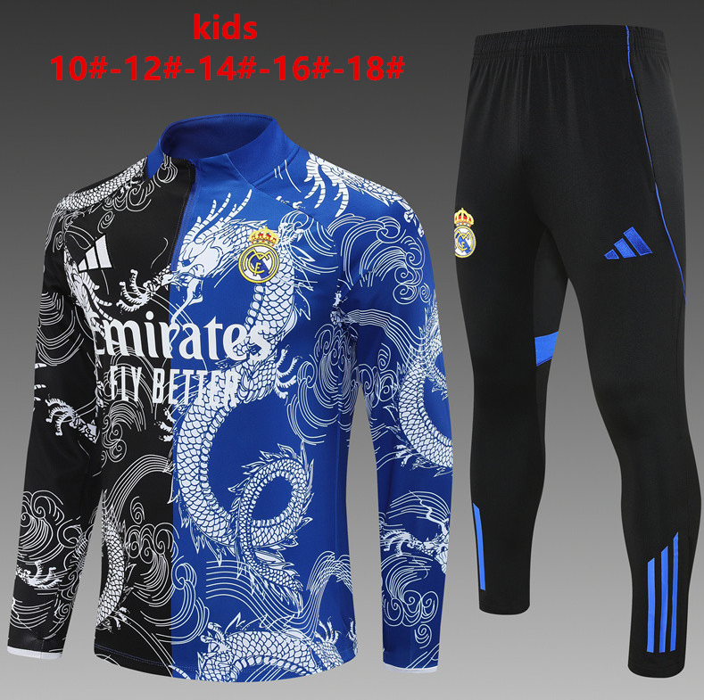25-26 Real Madrid kids long-sleeved half-pull training suit kit: Ajax 24-25 Home Stadium Jersey - Fans Version : Adidas luxuryfootballshirts.com: https://www.luxuryfootballshirts.com/