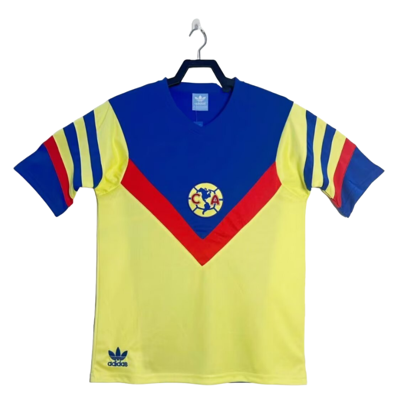 1987 America Home soccer jersey-Retro version: Ajax 24-25 Home Stadium Jersey - Fans Version : Adidas luxuryfootballshirts.com: https://www.luxuryfootballshirts.com/