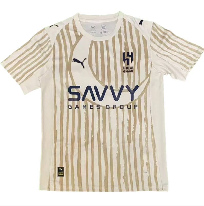 25-26 Al-Hilal Saudi World Cup Away soccer jersey-Fans Version: Ajax 24-25 Home Stadium Jersey - Fans Version : Adidas luxuryfootballshirts.com: https://www.luxuryfootballshirts.com/