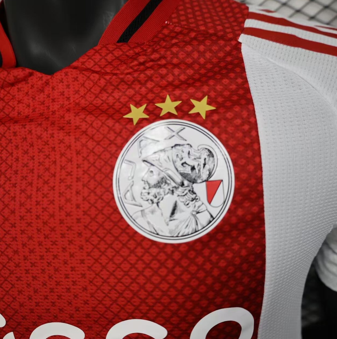 25-26 Ajax Home soccer jersey-Player Version: Ajax 24-25 Home Stadium Jersey - Fans Version : Adidas luxuryfootballshirts.com: https://www.luxuryfootballshirts.com/