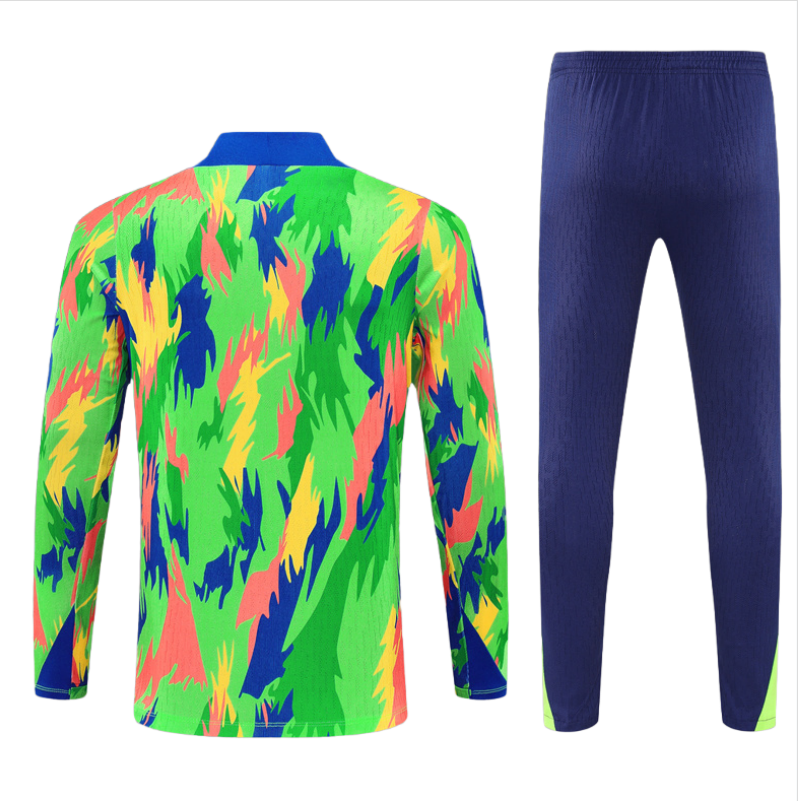 25-26 Brazil kids long-sleeved half-pull training suit kit: Ajax 24-25 Home Stadium Jersey - Fans Version : Adidas luxuryfootballshirts.com: https://www.luxuryfootballshirts.com/