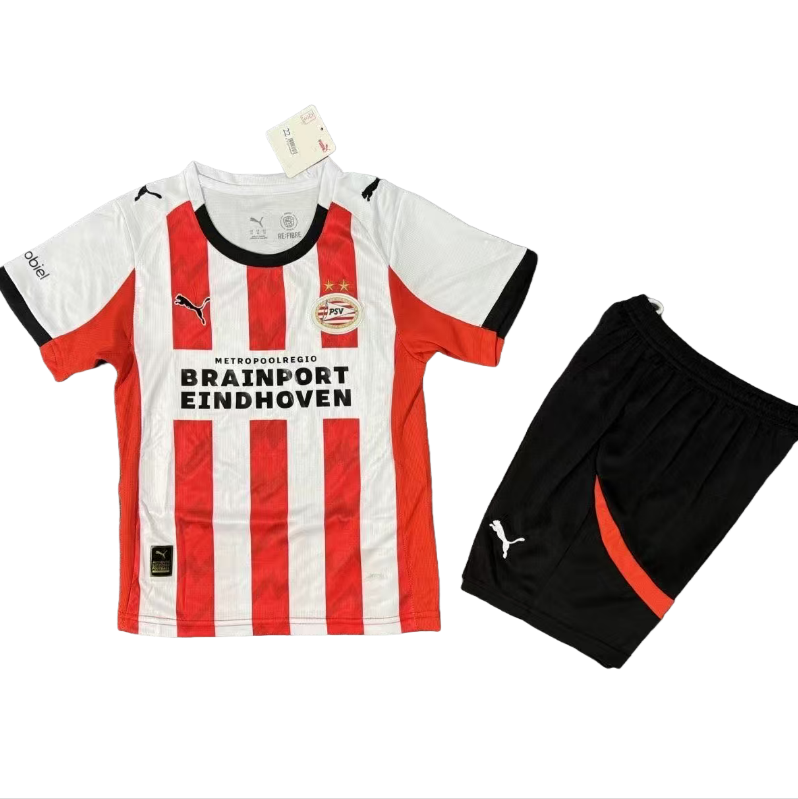 25-26 kids kit PSV Eindhoven Home soccer jersey-Fans Version: Ajax 24-25 Home Stadium Jersey - Fans Version : Adidas luxuryfootballshirts.com: https://www.luxuryfootballshirts.com/