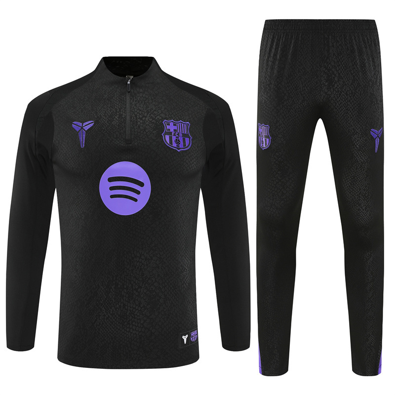 25-26 Barcelona kids adult long-sleeved half-pull training suit kit: Ajax 24-25 Home Stadium Jersey - Fans Version : Adidas luxuryfootballshirts.com: https://www.luxuryfootballshirts.com/