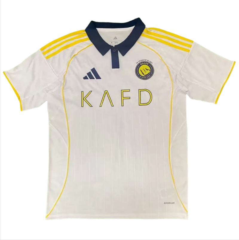 25-26 Al Nassr FC Second away soccer jersey-Fans Version: Ajax 24-25 Home Stadium Jersey - Fans Version : Adidas luxuryfootballshirts.com: https://www.luxuryfootballshirts.com/