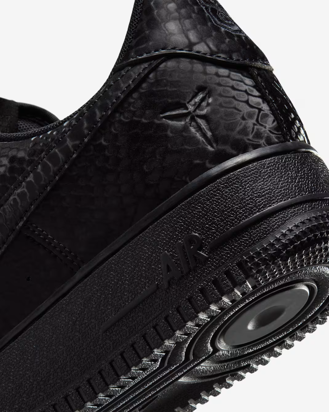 Nike Kobe Air Force 1 Low Triple Black、、Cacoeks
