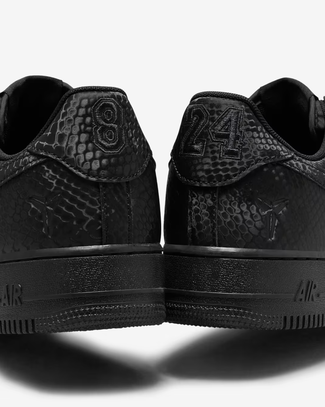 Nike Kobe Air Force 1 Low Triple Black、、Cacoeks