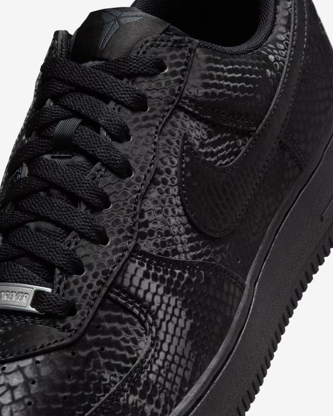 Nike Kobe Air Force 1 Low Triple Black、、Cacoeks