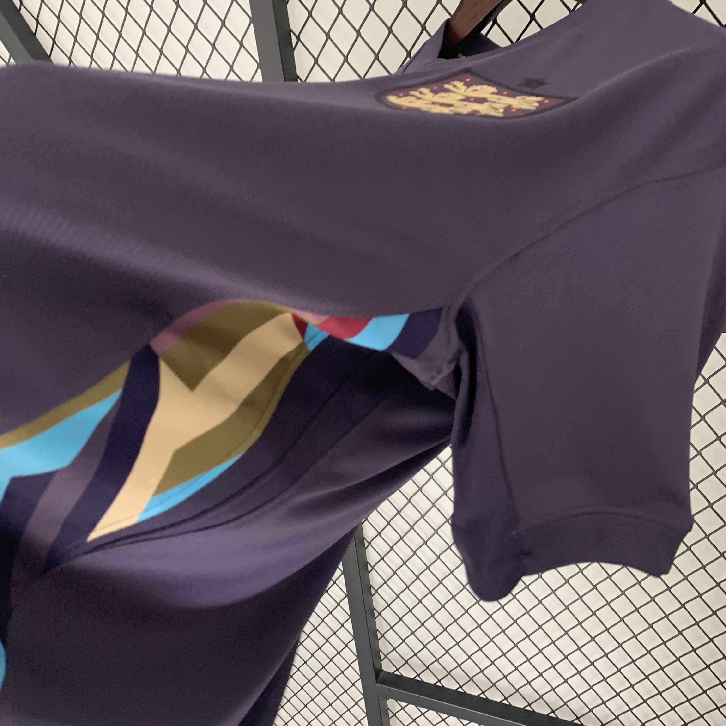 GlobeJersey-England 2024 Away Stadium Jersey - Fans Version