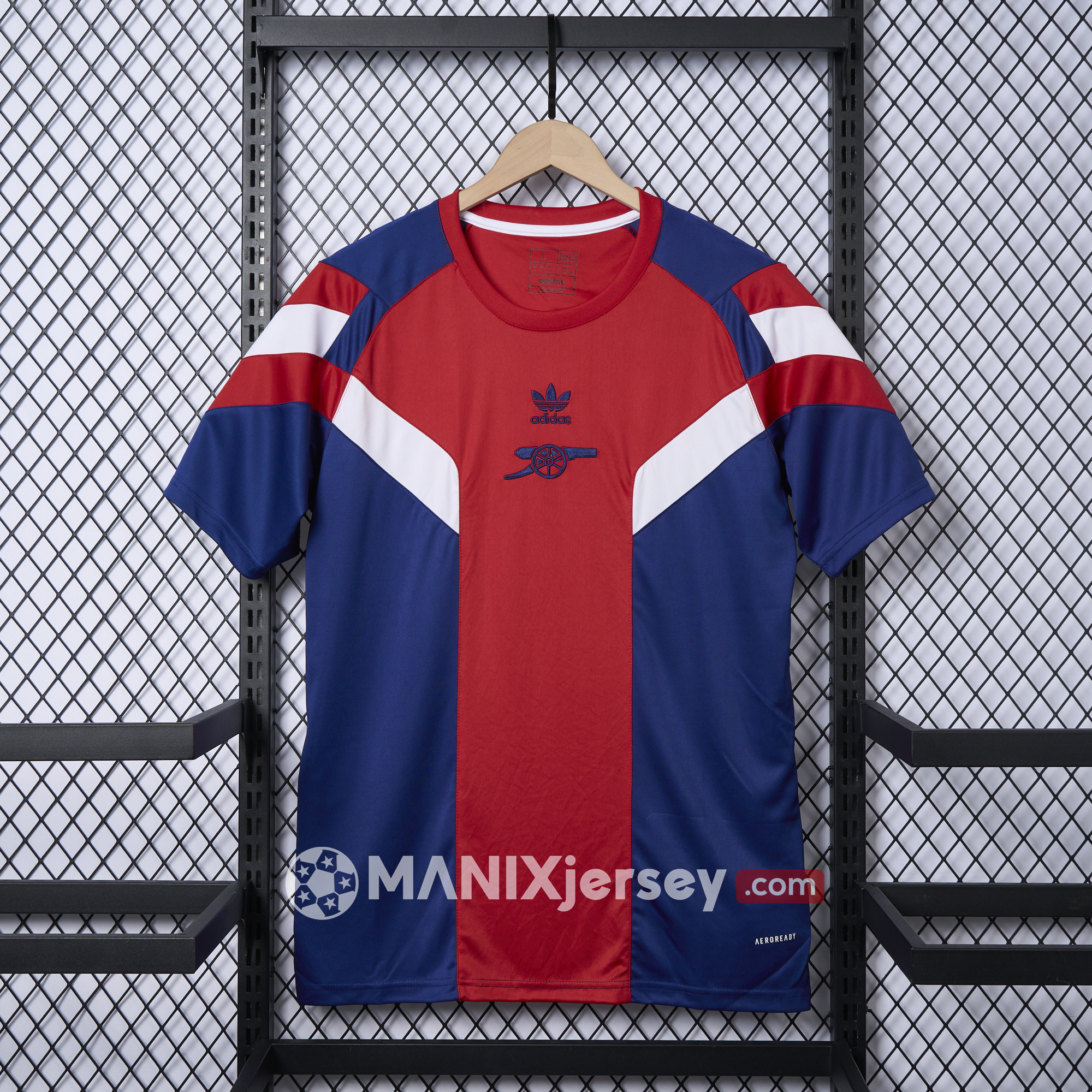 ManixJersey.com | Arsenal 24-25 Originals LFSTLR Purple and Red Jersey - Fans Version -Customize Name, Number and Patch | Worldwide Shipping
