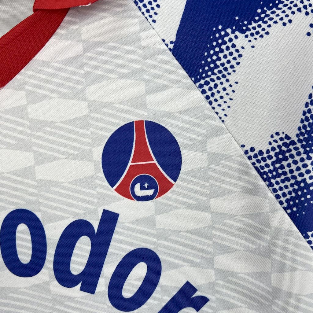 ManixJersey.com | Retro Paris Saint-Germain PSG 1992-93 Home Jersey -Customize Name, Number and Patch | Worldwide Shipping