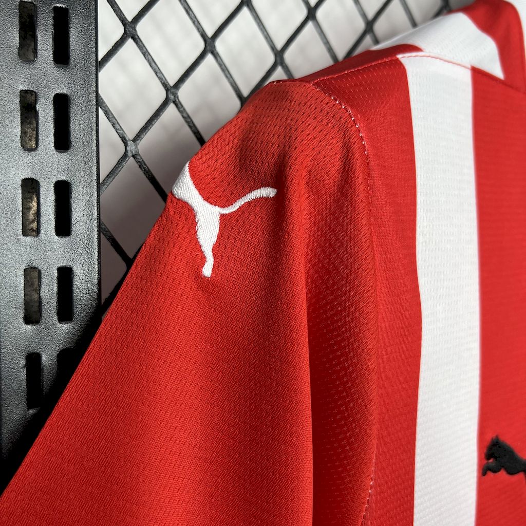 unitedfutballjersey-Sporting de Gijon 24-25 Home Stadium Jersey - Fans Version