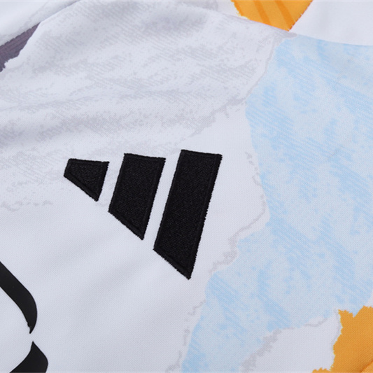 SIUjerseys-Real Madrid 2025 Long Sleeve Training Set - Three Color Mixing