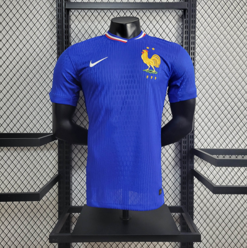 unitedfutballjersey-France 2024 Home Stadium Jersey - Player Version