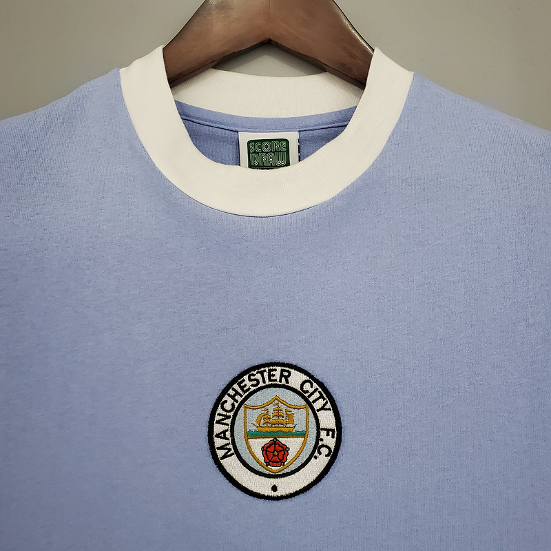 SIUjerseys-Retro Manchester City 1972 Home Stadium Jersey