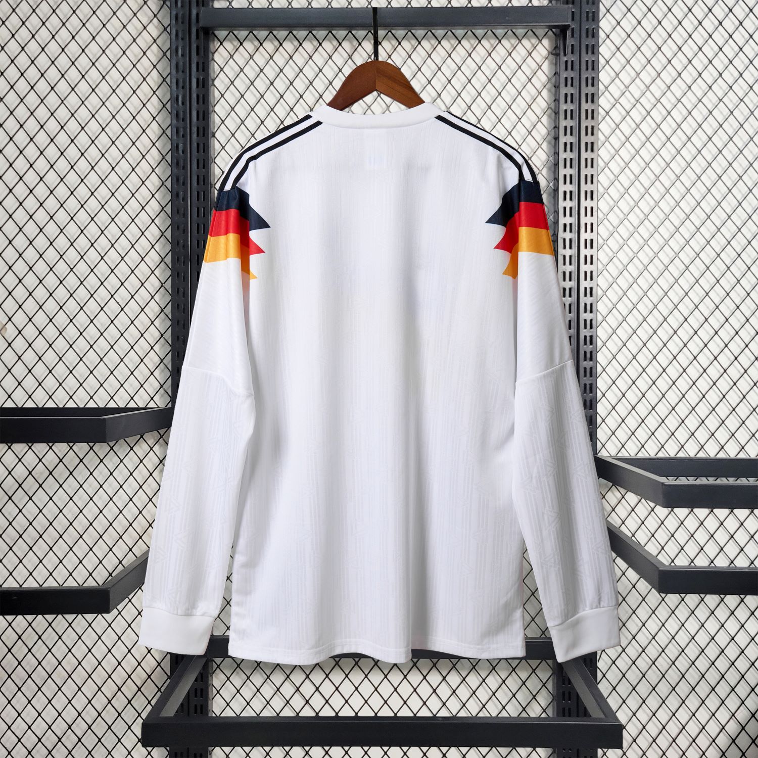 Retro Germany 1990 Home Long Sleeve Jersey:football jersey mysite: unitedjerseyfootball 邓江浪:football