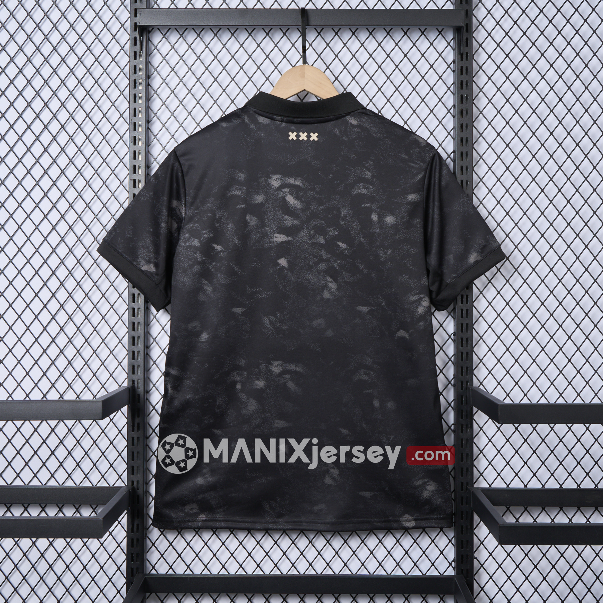 ManixJersey.com | Ajax 24-25 Stone Island Co-brand Jersey - Fans Version -Customize Name, Number and Patch | Worldwide Shipping