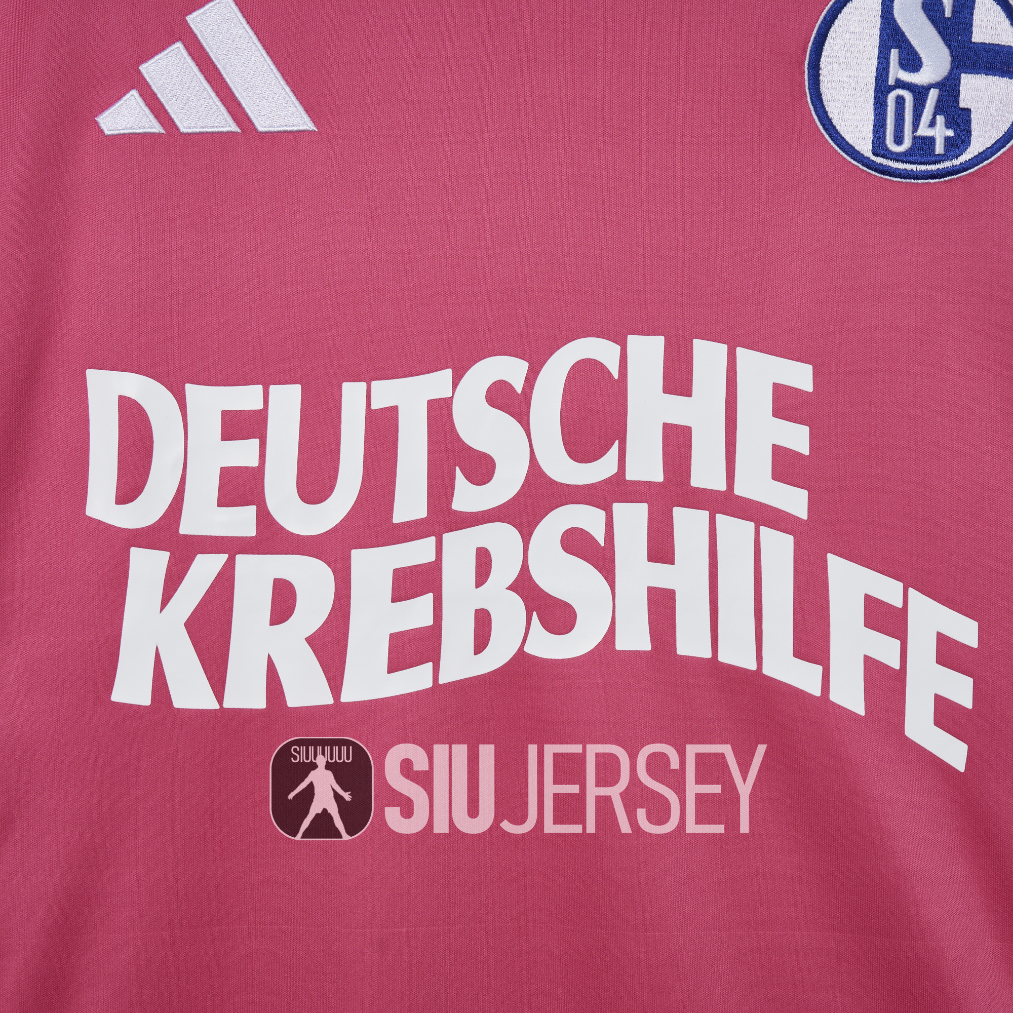 SIUjerseys-Schalke 04 24-25 GK Pink October Jersey - Fans Version