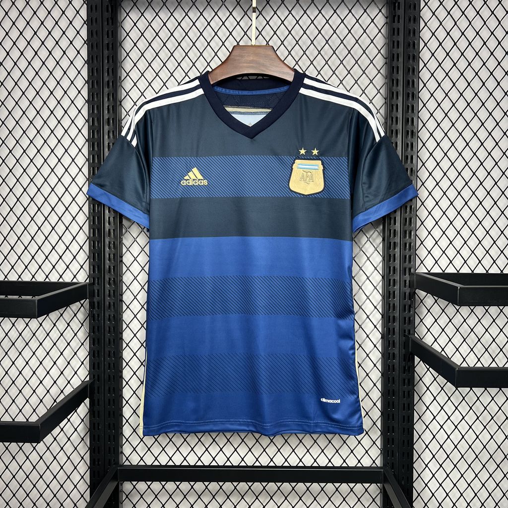 unitedfutballjersey-Retro Argentina 2014 Away Stadium Jersey