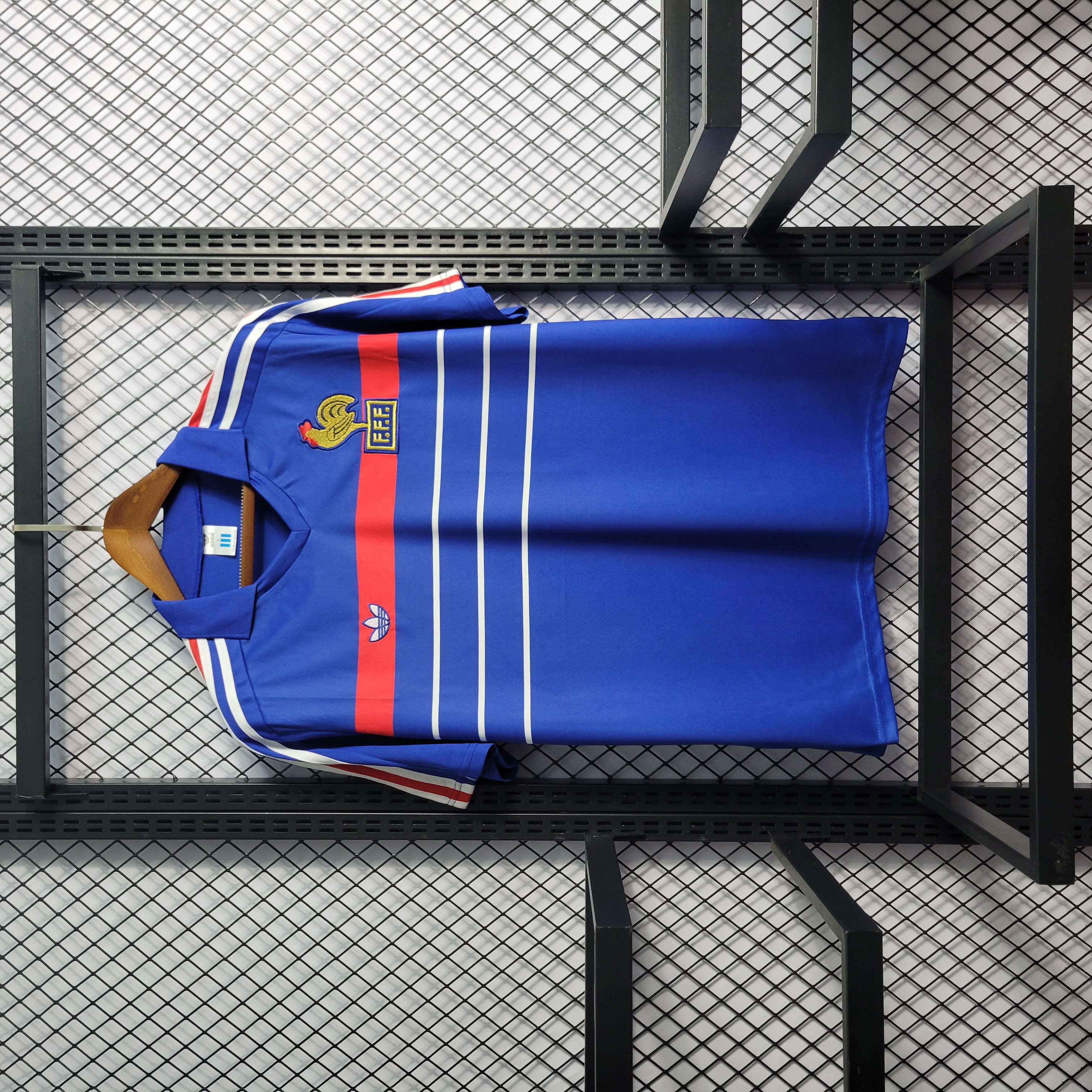 SIUjerseys-Retro France 1984 Home Stadium Jersey