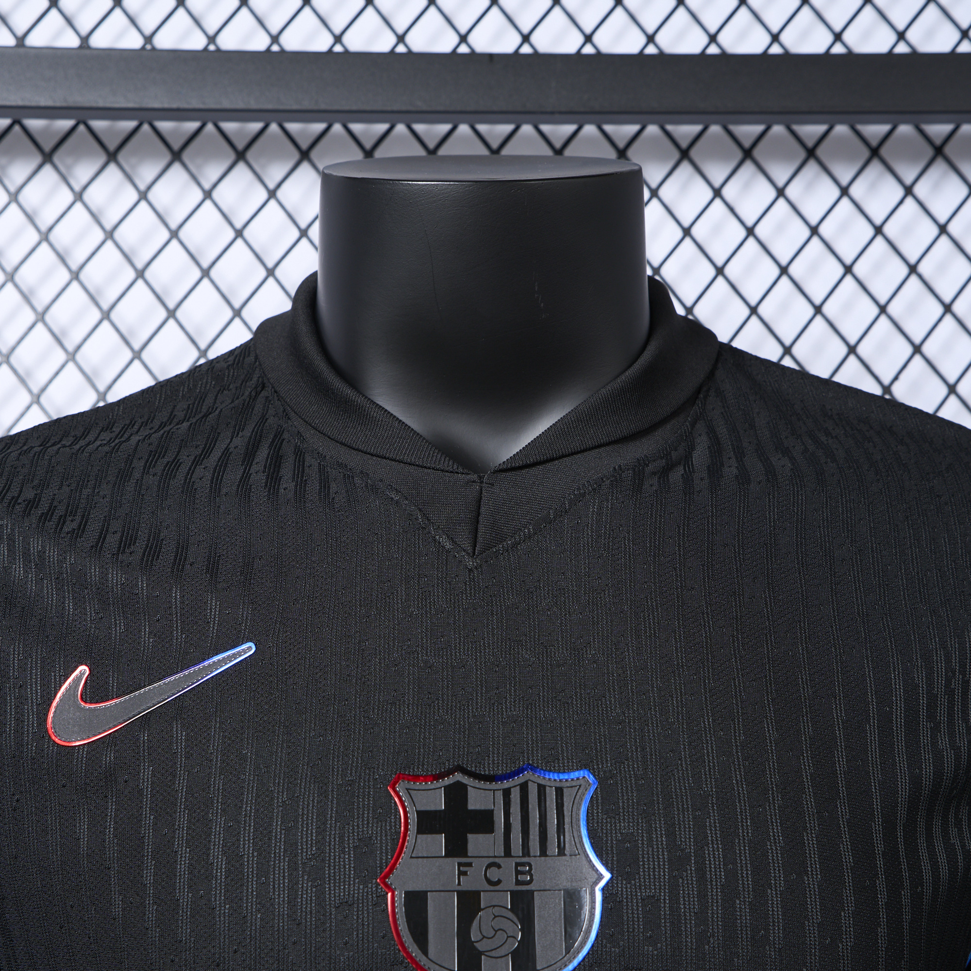 ManixJersey.com | Barcelona 24-25 Away Jersey with Big Logo - Player Version -Customize Name, Number and Patch | Worldwide Shipping