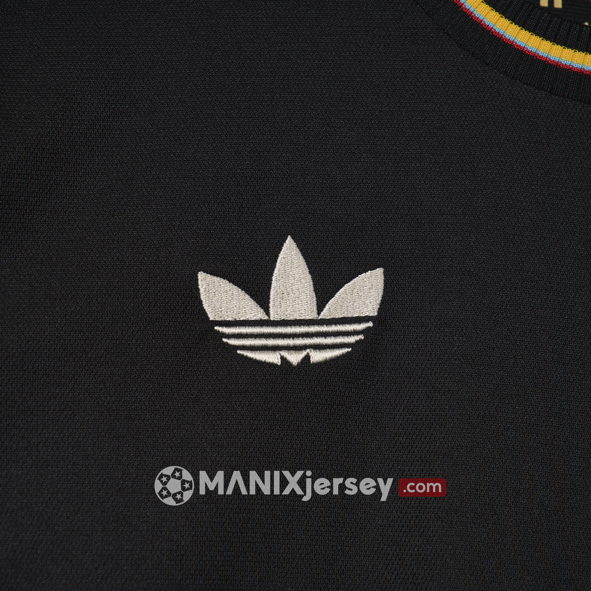 ManixJersey.com | Colombia 2024 100th Anniversary Black Jersey - Fans Version -Customize Name, Number and Patch | Worldwide Shipping