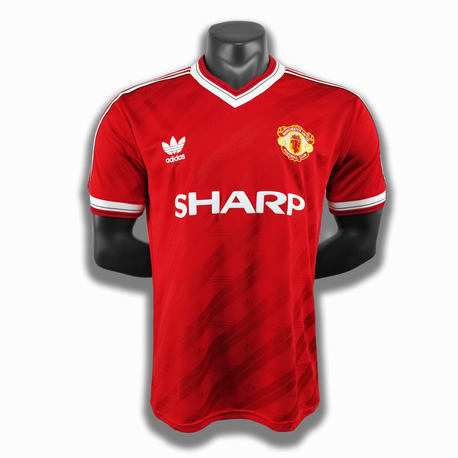 SIUjerseys-Retro Manchester United 86-88 Home Stadium Jersey