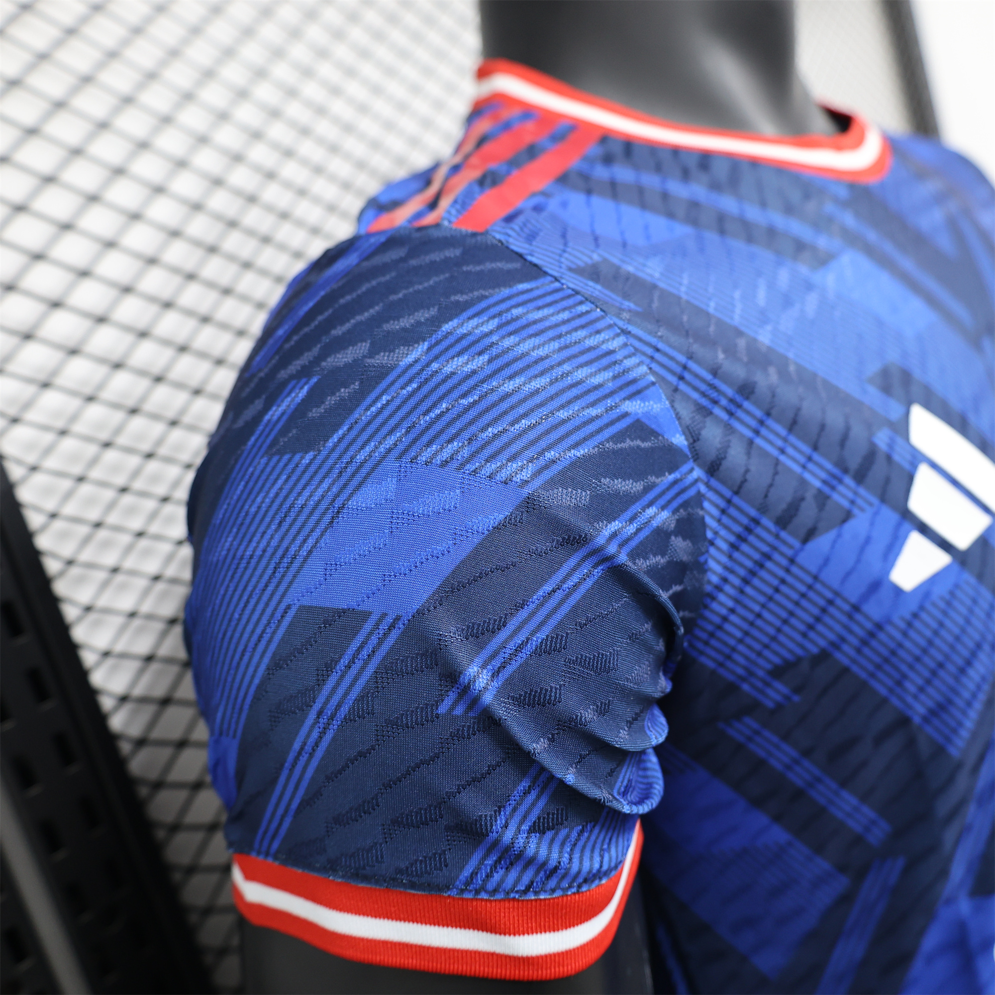 SIUjerseys-Manchester United 24-25 Blue Stripe Special Edition Jersey - Player Version