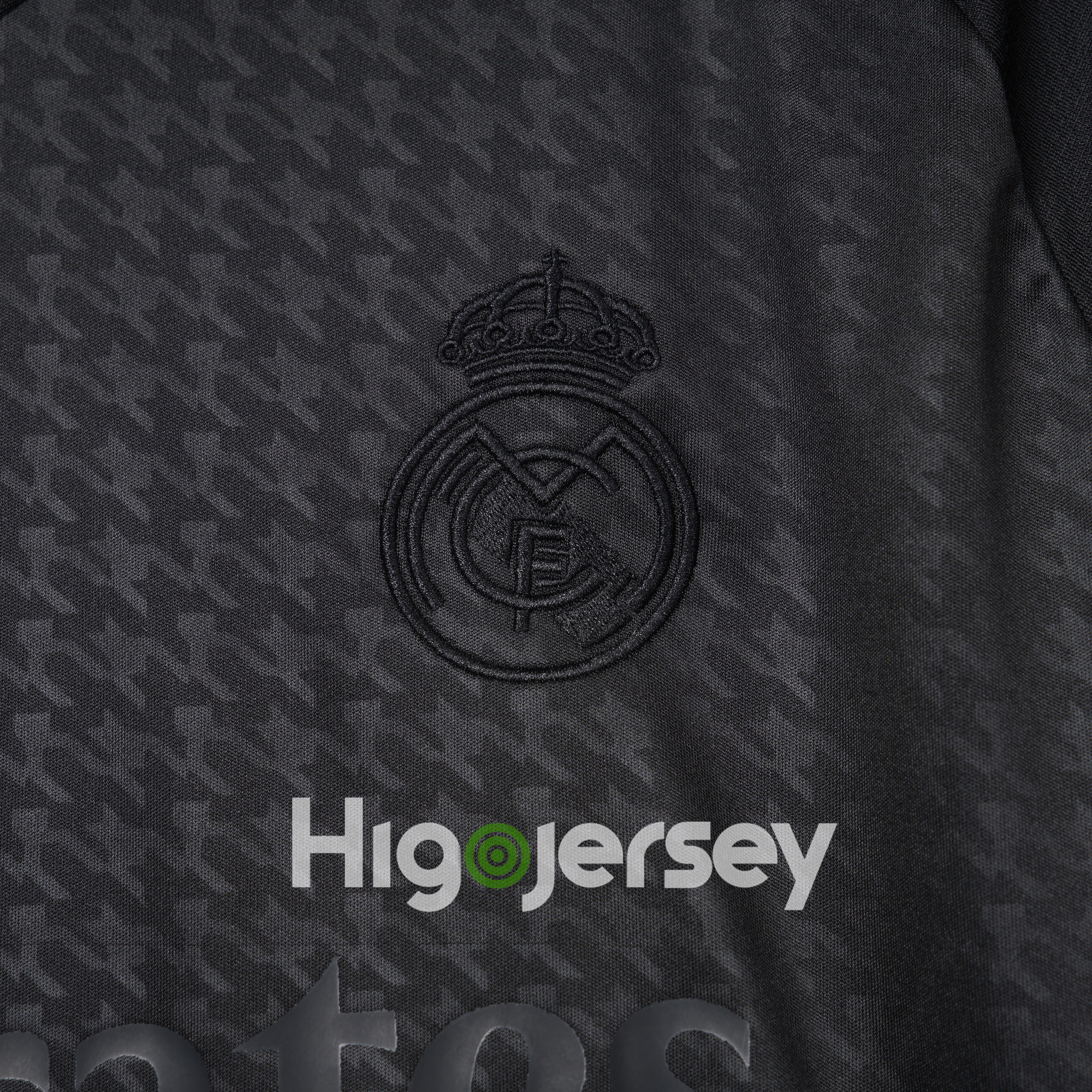 Higojerseys-Real Madrid 24-25 Pure Black Special Edition Jersey - Fans Version