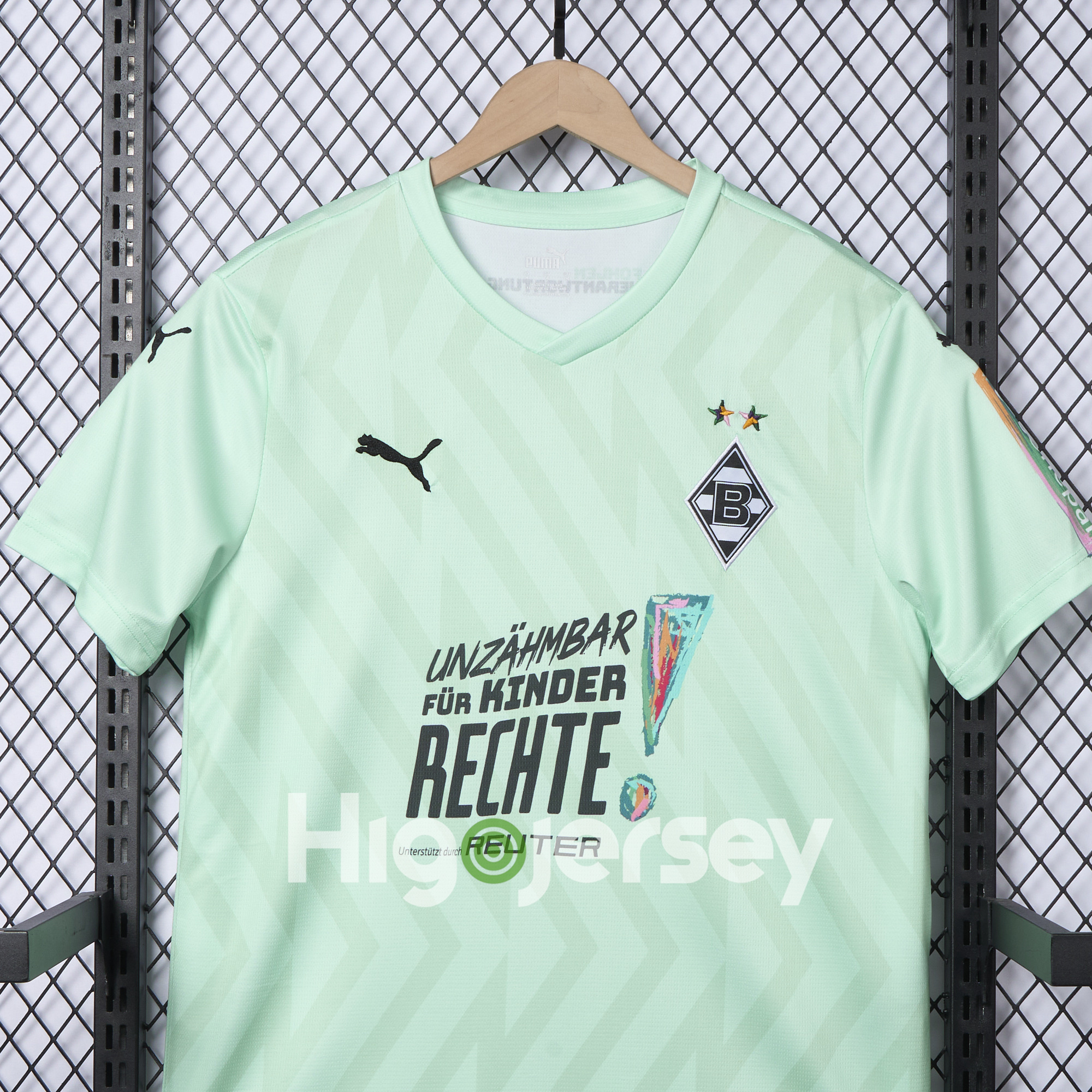 Higojerseys-Borussia Mönchengladbach 24-25 World Children's Day Special Jersey - Fans Version