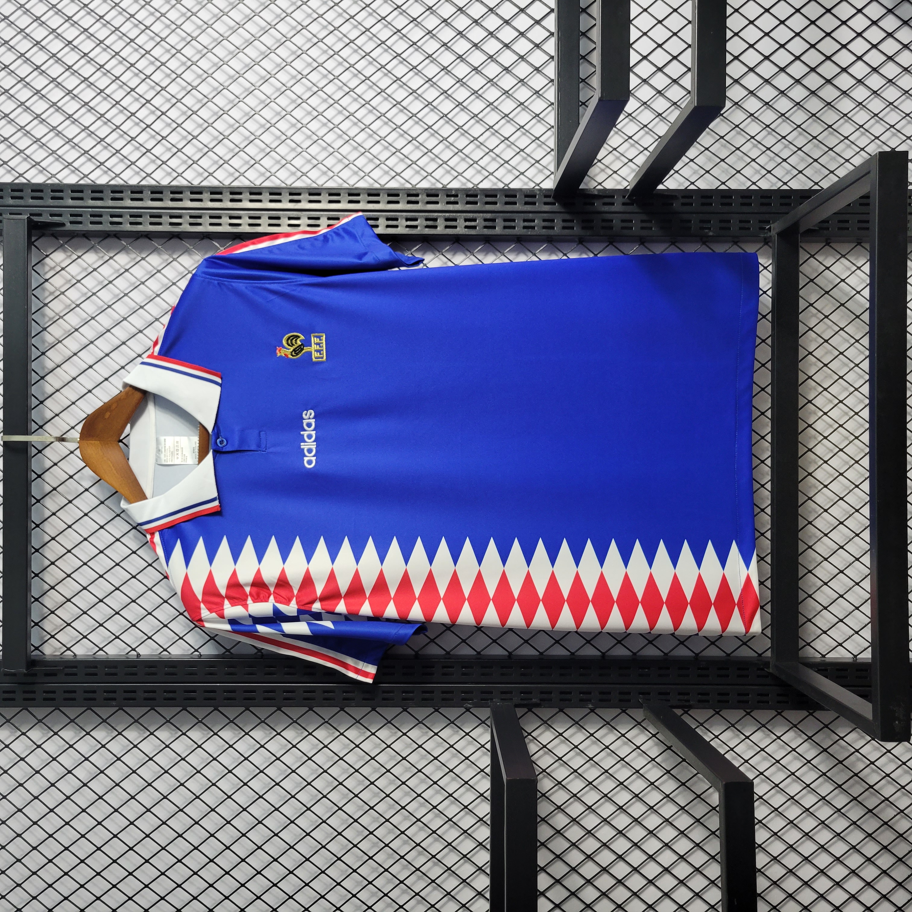 SIUjerseys-Retro France 1994 Home Stadium Jersey