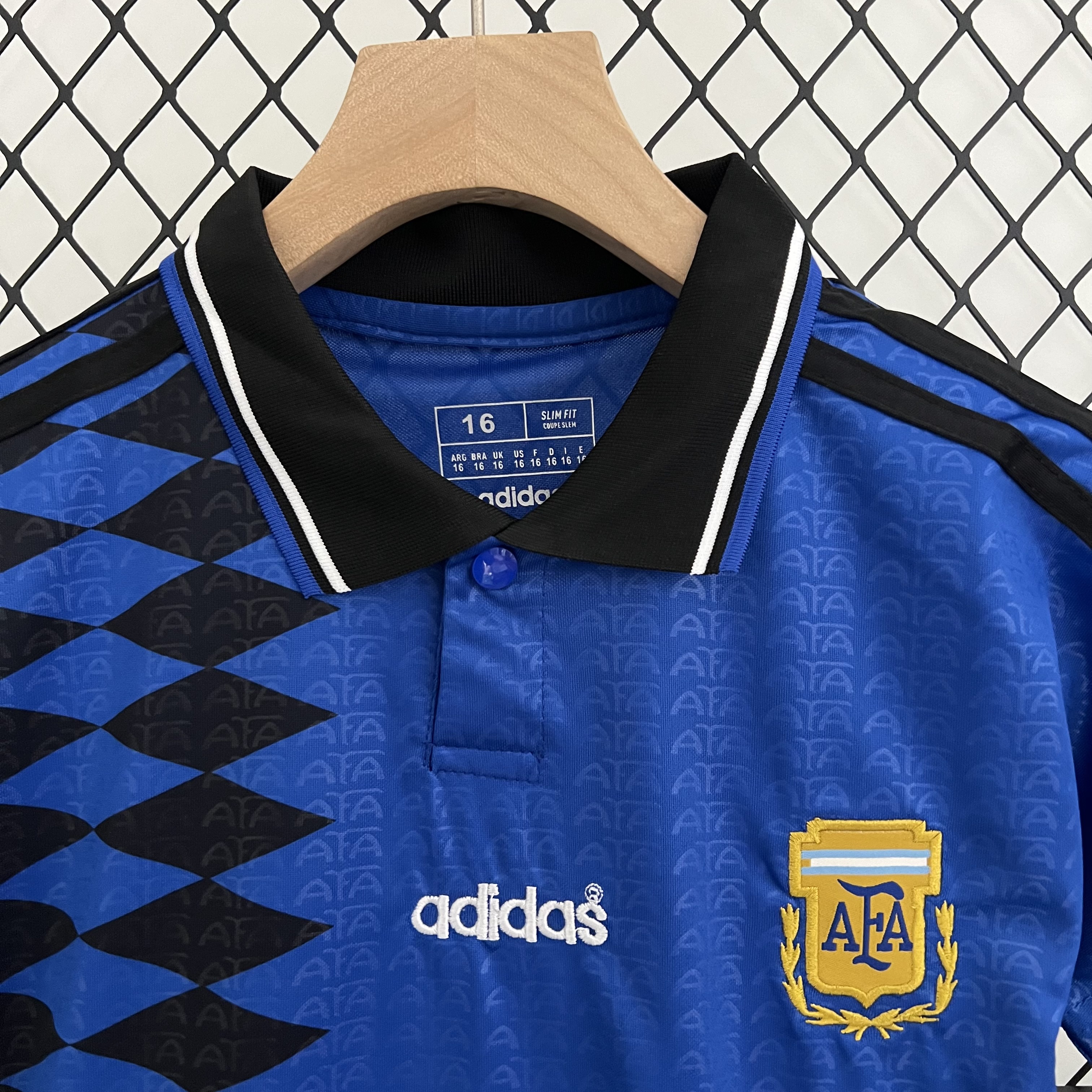 SIUjerseys-Retro Argentina 1994 Away Stadium Kids Kit