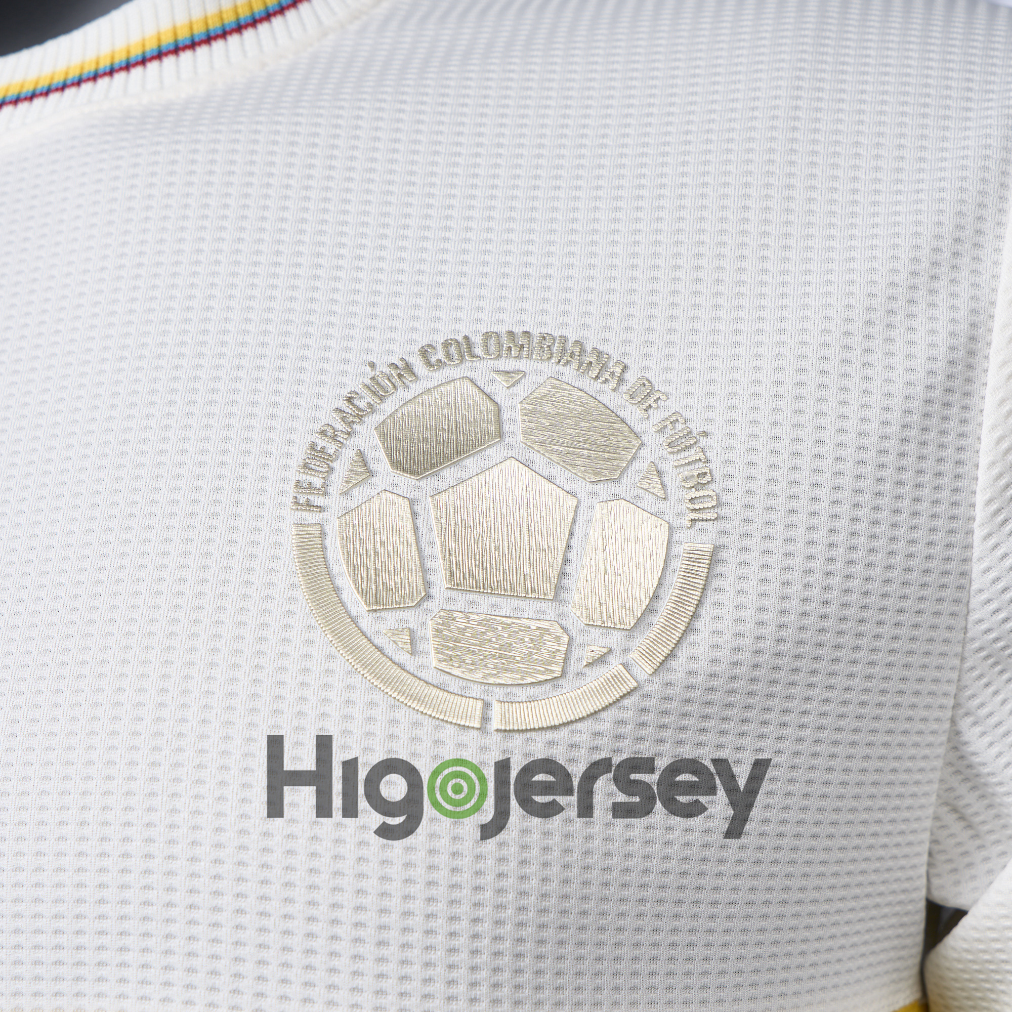 Higojerseys-Colombia 2024 100th Anniversary Long Sleeve Jersey - Player Version