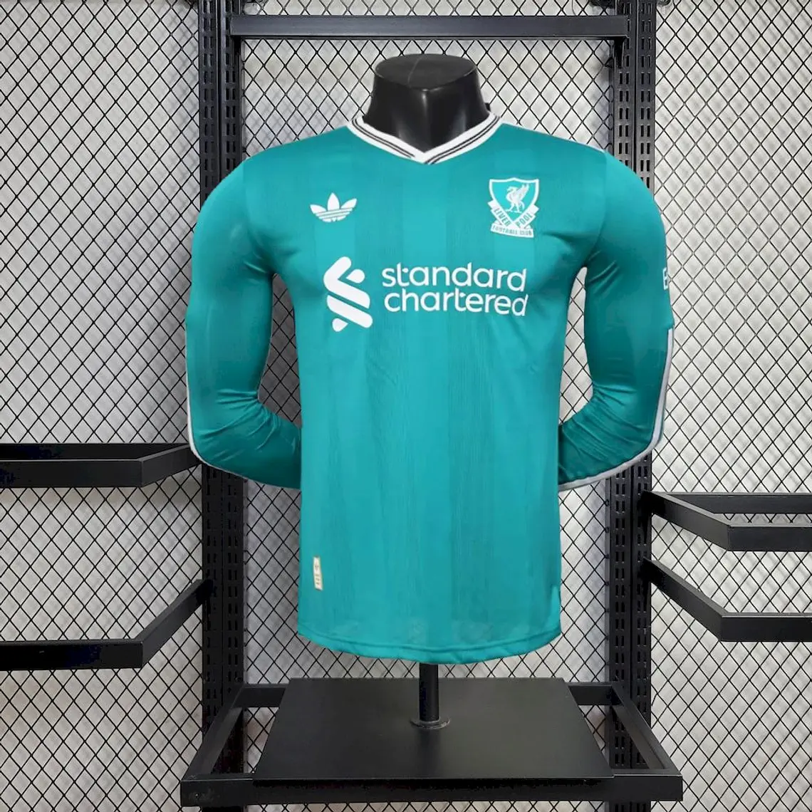 Liverpool 2025/26 season third player version long sleeve jersey-mysite Custom Football Kit- Nextkits