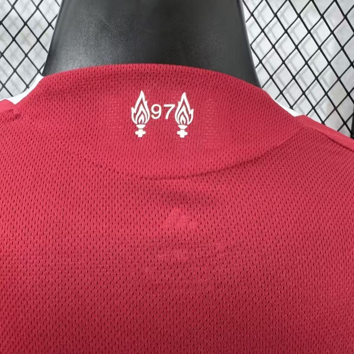 Liverpool 2025/26 season home player version long sleeve jersey-mysite Custom Football Kit- Nextkits