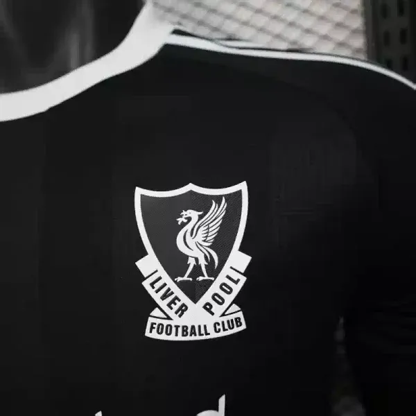 25/26 Player Liverpool Goalkeeper Black Soccer Jersey-mysite Custom Football Kit- Nextkits